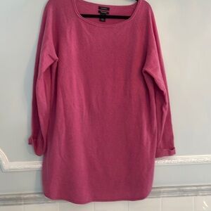 Halogen Pink Cashmere tunic XXL
